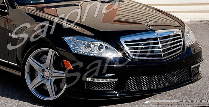 Custom Mercedes S Class Front Bumper  Sedan (2007 - 2013) - $690.00 (Part #MB-004-FB)